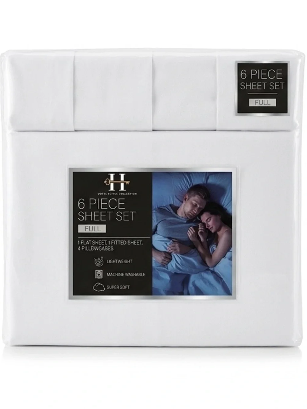Hotel Collection 6-Piece Sheet Set - White